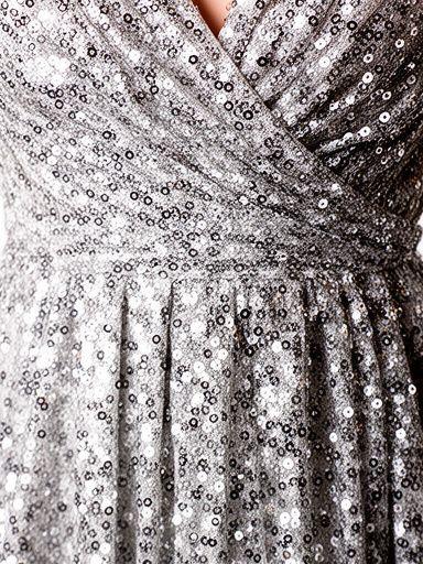 Sequined cocktail dress